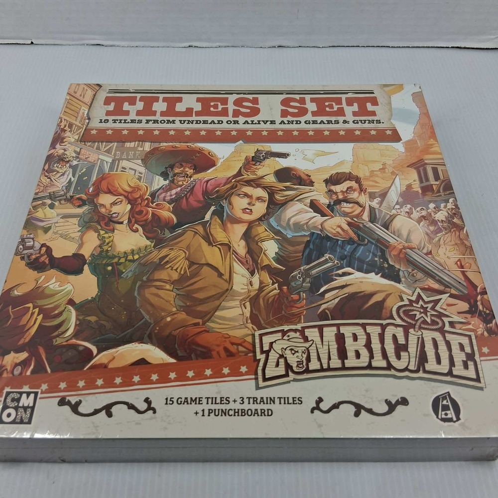 Zombicide Undead or Alive Tiles Set CMON Board Game Expansion 18 Tiles ZCW-KS11